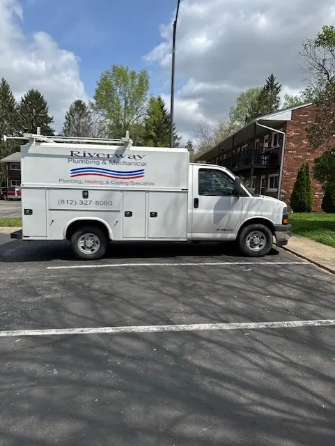 Riverway plumbing Truck service van area