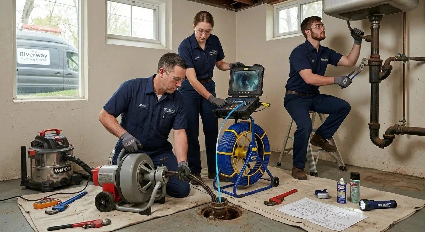 drain cleaning and scoping in bloomington