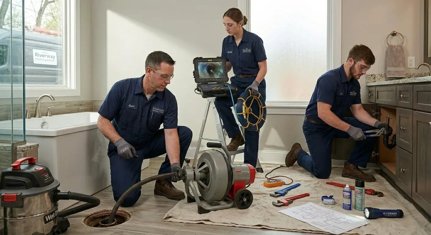 drain cleaning and scoping services