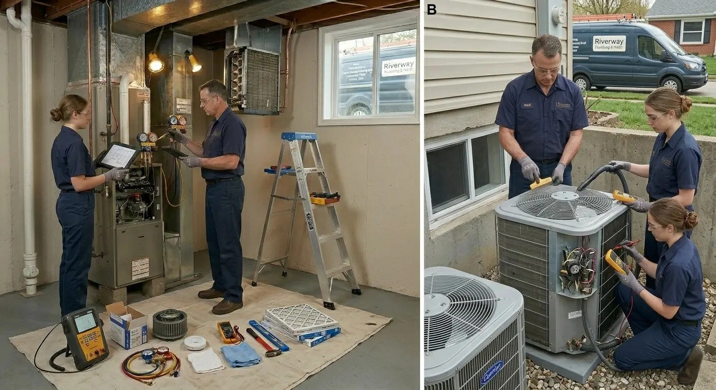 heat pump service in bloomington